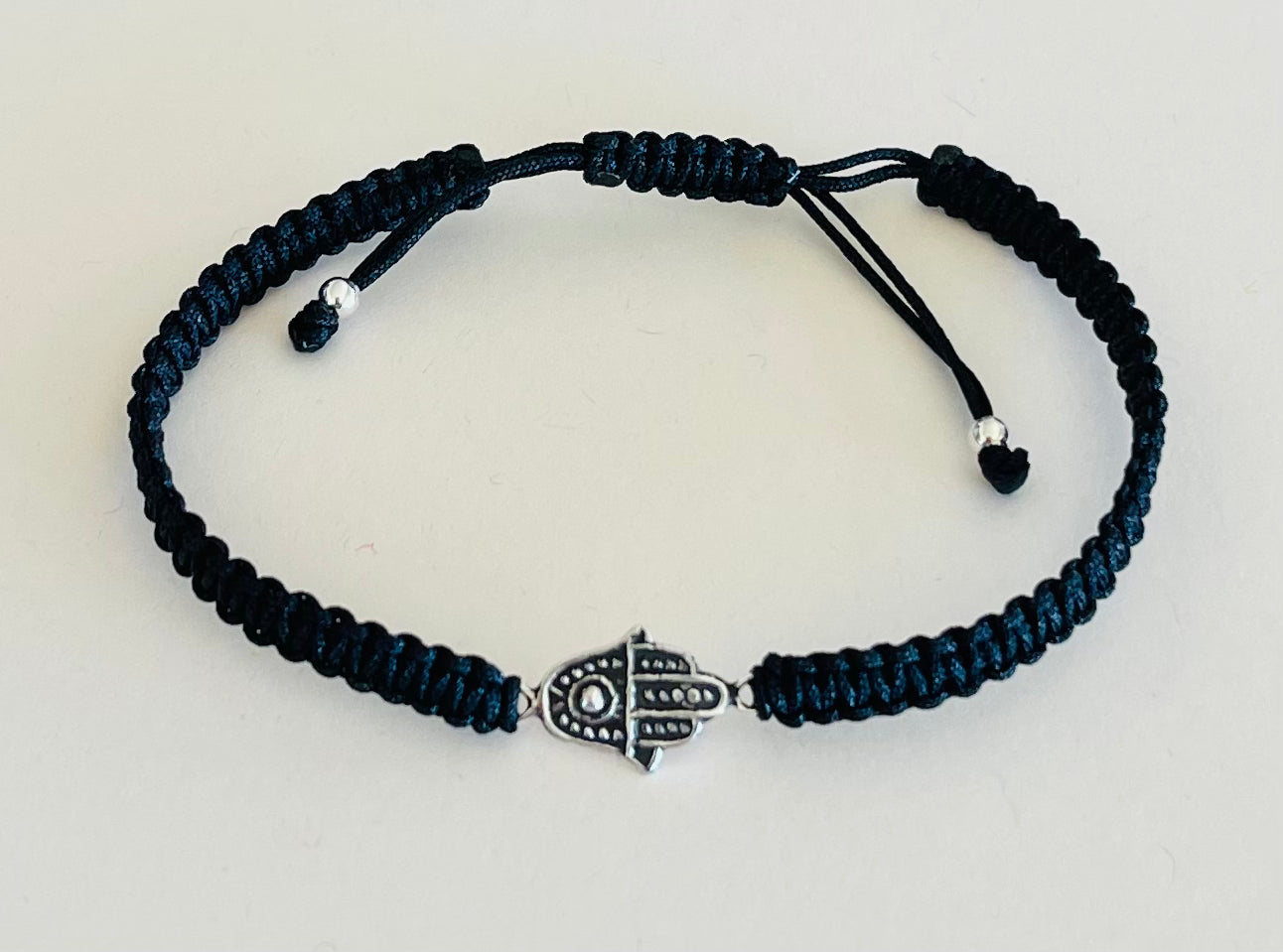 Hamsa Adjustable Braded Bracelet