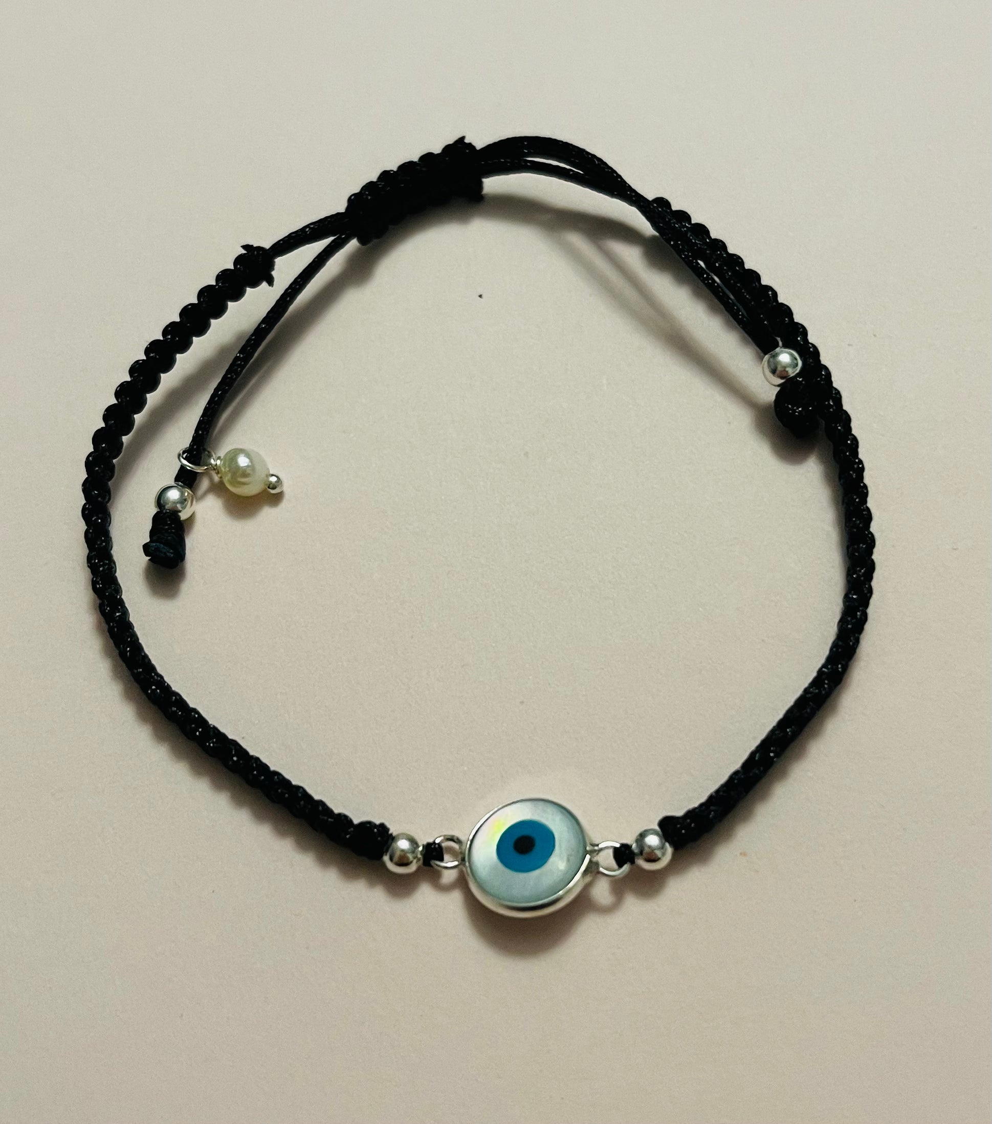 Evil Eye Protection Braided Bracelet Media 2 of 2